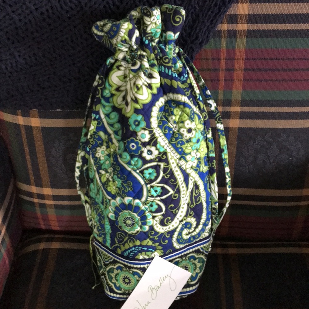 NWOT. Vera Bradley Wine Bottle Tote